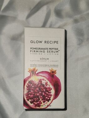 Glow Recipe Pomegranate Peptide Firming Serum - Pink and Red Accents